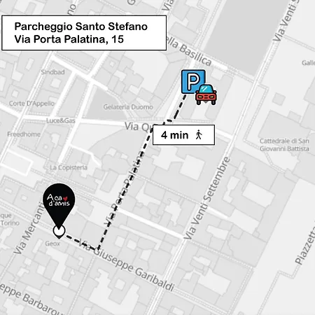 Acadamis - Garibaldi 9 Bis - Piazza Castello Turin